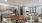 kitchen with dining table and seating